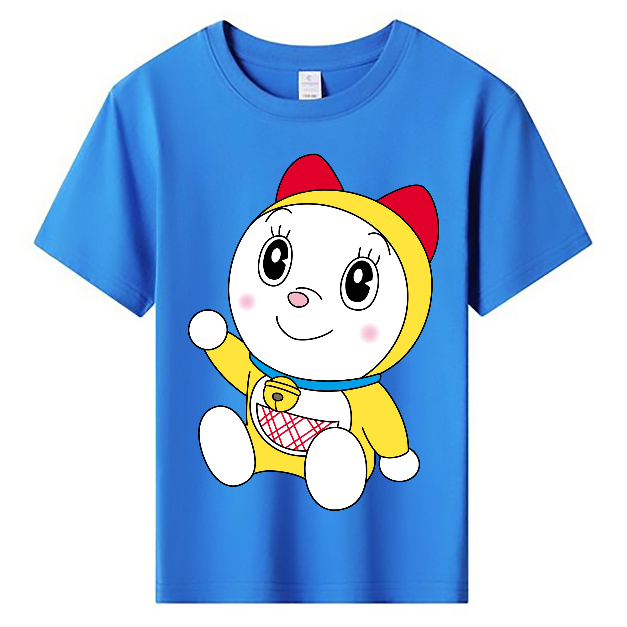 （画像用） ドラえもん ドラミ Doraemon Dorami 綿100％キッズTシャツ（フロントプリント）